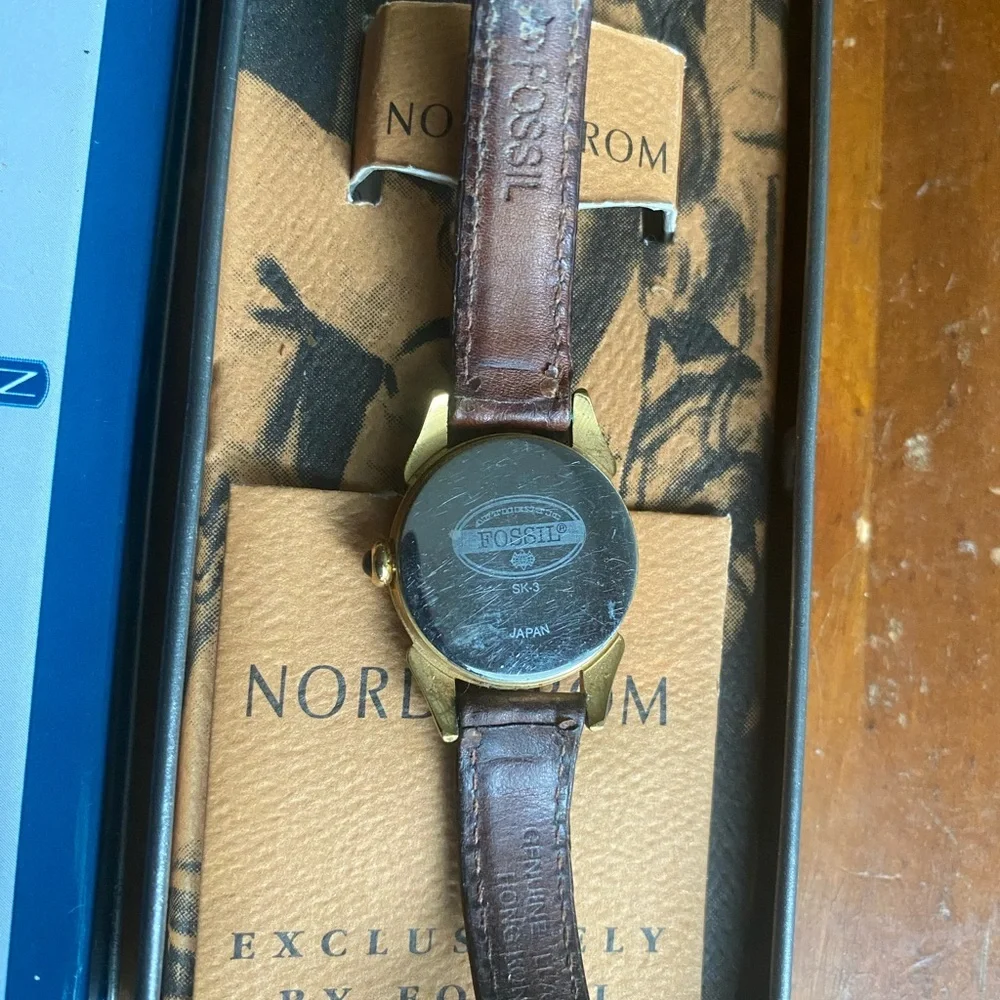 1995 SKELETON FOSSIL WATCH SK-3